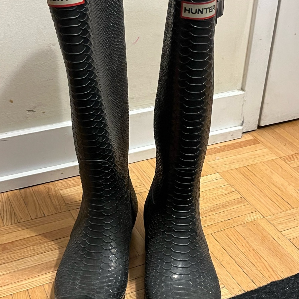 Hunter Black Rain Boots